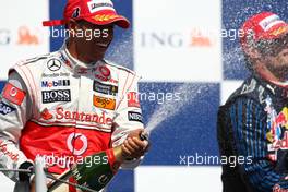 26.07.2009 Budapest, Hungary,  1st place Lewis Hamilton (GBR), McLaren Mercedes - Formula 1 World Championship, Rd 10, Hungarian Grand Prix, Sunday Podium