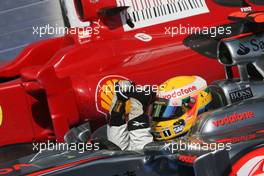 26.07.2009 Budapest, Hungary,  Lewis Hamilton (GBR), McLaren Mercedes  - Formula 1 World Championship, Rd 10, Hungarian Grand Prix, Sunday Podium