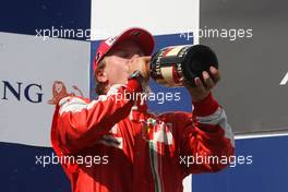 26.07.2009 Budapest, Hungary,  Kimi Raikkonen (FIN), Räikkönen, Scuderia Ferrari - Formula 1 World Championship, Rd 10, Hungarian Grand Prix, Sunday Podium
