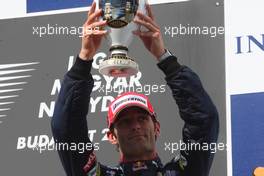 26.07.2009 Budapest, Hungary,  Mark Webber (AUS), Red Bull Racing - Formula 1 World Championship, Rd 10, Hungarian Grand Prix, Sunday Podium