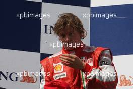 26.07.2009 Budapest, Hungary,  Kimi Raikkonen (FIN), Räikkönen, Scuderia Ferrari - Formula 1 World Championship, Rd 10, Hungarian Grand Prix, Sunday Podium