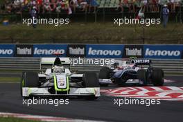 26.07.2009 Budapest, Hungary,  Jenson Button (GBR), Brawn GP, BGP001, BGP 001 - Formula 1 World Championship, Rd 10, Hungarian Grand Prix, Sunday Race