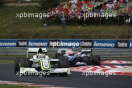 26.07.2009 Budapest, Hungary,  Jenson Button (GBR), Brawn GP, BGP001, BGP 001 - Formula 1 World Championship, Rd 10, Hungarian Grand Prix, Sunday Race