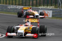 26.07.2009 Budapest, Hungary,  Fernando Alonso (ESP), Renault F1 Team, Nelson Piquet Jr (BRA), Renault F1 Team - Formula 1 World Championship, Rd 10, Hungarian Grand Prix, Sunday Race