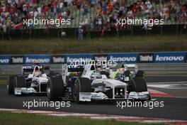 26.07.2009 Budapest, Hungary,  Nick Heidfeld (GER), BMW Sauber F1 Team, F1.09 - Formula 1 World Championship, Rd 10, Hungarian Grand Prix, Sunday Race