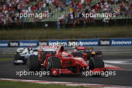 26.07.2009 Budapest, Hungary,  Kimi Raikkonen (FIN), Räikkönen, Scuderia Ferrari, F60 - Formula 1 World Championship, Rd 10, Hungarian Grand Prix, Sunday Race