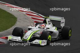 25.07.2009 Budapest, Hungary,  Rubens Barrichello (BRA), Brawn GP, BGP001, BGP 001 - Formula 1 World Championship, Rd 10, Hungarian Grand Prix, Saturday Practice