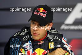 25.07.2009 Budapest, Hungary,  Sebastian Vettel (GER), Red Bull Racing - Formula 1 World Championship, Rd 10, Hungarian Grand Prix, Saturday Press Conference