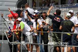 26.07.2009 Budapest, Hungary,  Drivers parade - Formula 1 World Championship, Rd 10, Hungarian Grand Prix, Sunday