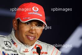 26.07.2009 Budapest, Hungary,  Lewis Hamilton (GBR), McLaren Mercedes - Formula 1 World Championship, Rd 10, Hungarian Grand Prix, Sunday Press Conference