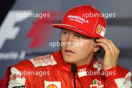 26.07.2009 Budapest, Hungary,  Kimi Raikkonen (FIN), Räikkönen, Scuderia Ferrari - Formula 1 World Championship, Rd 10, Hungarian Grand Prix, Sunday Press Conference