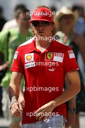 23.07.2009 Budapest, Hungary,  Kimi Raikkonen (FIN), Räikkönen, Scuderia Ferrari  - Formula 1 World Championship, Rd 10, Hungarian Grand Prix, Thursday