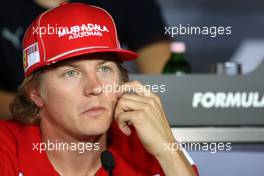 23.07.2009 Budapest, Hungary,  Kimi Raikkonen (FIN), Räikkönen, Scuderia Ferrari - Formula 1 World Championship, Rd 10, Hungarian Grand Prix, Thursday Press Conference