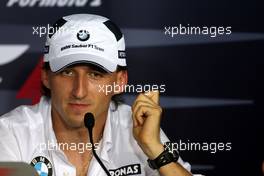 23.07.2009 Budapest, Hungary,  Robert Kubica (POL),  BMW Sauber F1 Team - Formula 1 World Championship, Rd 10, Hungarian Grand Prix, Thursday Press Conference