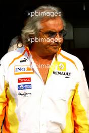 11.09.2009 Monza, Italy,  Flavio Briatore (ITA), Renault F1 Team, Team Chief, Managing Director - Formula 1 World Championship, Rd 13, Italian Grand Prix, Friday