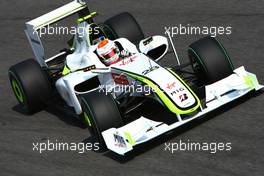 11.09.2009 Monza, Italy,  Rubens Barrichello (BRA), BrawnGP, BGP001 - Formula 1 World Championship, Rd 13, Italian Grand Prix, Friday Practice
