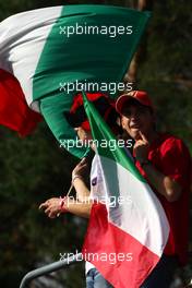 11.09.2009 Monza, Italy,  Italian fans - Formula 1 World Championship, Rd 13, Italian Grand Prix, Friday
