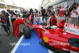 11.09.2009 Monza, Italy,  Giancarlo Fisichella (ITA), Scuderia Ferrari  - Formula 1 World Championship, Rd 13, Italian Grand Prix, Friday Practice