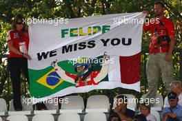 11.09.2009 Monza, Italy,  Fans of Felipe Massa (BRA), Scuderia Ferrari  - Formula 1 World Championship, Rd 13, Italian Grand Prix, Friday