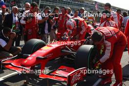 13.09.2009 Monza, Italy,  Kimi Raikkonen (FIN), Räikkönen, Scuderia Ferrari  - Formula 1 World Championship, Rd 13, Italian Grand Prix, Sunday Pre-Race Grid