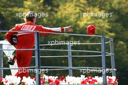13.09.2009 Monza, Italy,  3rd, Kimi Raikkonen (FIN), Räikkönen, Scuderia Ferrari - Formula 1 World Championship, Rd 13, Italian Grand Prix, Sunday Podium