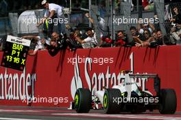 13.09.2009 Monza, Italy,  Rubens Barrichello (BRA), Brawn GP  - Formula 1 World Championship, Rd 13, Italian Grand Prix, Sunday Podium