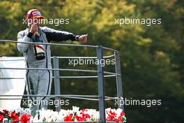 13.09.2009 Monza, Italy,  Winner, 1st, Rubens Barrichello (BRA), BrawnGP, BGP001 - Formula 1 World Championship, Rd 13, Italian Grand Prix, Sunday Podium