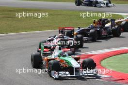 13.09.2009 Monza, Italy,  Vitantonio Liuzzi (ITA), Force India F1 Team - Formula 1 World Championship, Rd 13, Italian Grand Prix, Sunday Race