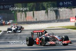 13.09.2009 Monza, Italy,  Heikki Kovalainen (FIN), McLaren Mercedes, MP4-24 - Formula 1 World Championship, Rd 13, Italian Grand Prix, Sunday Race