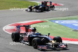 13.09.2009 Monza, Italy,  Sébastien Buemi (SUI), Scuderia Toro Rosso, STR04 - Formula 1 World Championship, Rd 13, Italian Grand Prix, Sunday Race