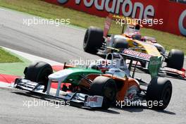 13.09.2009 Monza, Italy,  Vitantonio Liuzzi (ITA), Force India F1 Team - Formula 1 World Championship, Rd 13, Italian Grand Prix, Sunday Race