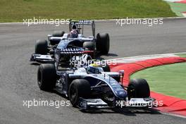 13.09.2009 Monza, Italy,  Nico Rosberg (GER), WilliamsF1 Team, FW31, Kazuki Nakajima (JPN), Williams F1 Team, FW31 - Formula 1 World Championship, Rd 13, Italian Grand Prix, Sunday Race