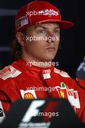 12.09.2009 Monza, Italy,  Kimi Raikkonen (FIN), Räikkönen, Scuderia Ferrari - Formula 1 World Championship, Rd 13, Italian Grand Prix, Saturday Press Conference
