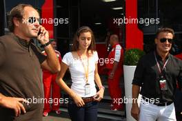 12.09.2009 Monza, Italy,  Gerhard Berger (AUT) and Jean Alesi (FRA) - Formula 1 World Championship, Rd 13, Italian Grand Prix, Saturday