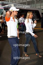 13.09.2009 Monza, Italy,  Vitantonio Liuzzi (ITA), Force India F1 Team - Formula 1 World Championship, Rd 13, Italian Grand Prix, Sunday