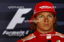 13.09.2009 Monza, Italy,  Kimi Raikkonen (FIN), Räikkönen, Scuderia Ferrari - Formula 1 World Championship, Rd 13, Italian Grand Prix, Sunday Press Conference
