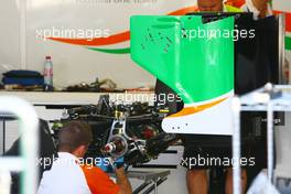10.09.2009 Monza, Italy,  Force India, Gearbox - Formula 1 World Championship, Rd 13, Italian Grand Prix, Thursday