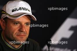 10.09.2009 Monza, Italy,  Rubens Barrichello (BRA), BrawnGP - Formula 1 World Championship, Rd 13, Italian Grand Prix, Thursday Press Conference