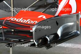 10.09.2009 Monza, Italy,  McLaren Mercedes, MP4-24, Front wing detail - Formula 1 World Championship, Rd 13, Italian Grand Prix, Thursday
