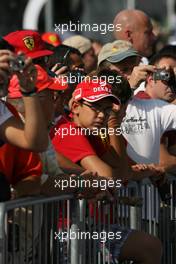 10.09.2009 Monza, Italy,  Ferrari fans - Formula 1 World Championship, Rd 13, Italian Grand Prix, Thursday