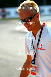 10.09.2009 Monza, Italy,  Heikki Kovalainen (FIN), McLaren Mercedes - Formula 1 World Championship, Rd 13, Italian Grand Prix, Thursday