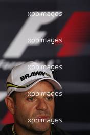 10.09.2009 Monza, Italy,  Rubens Barrichello (BRA), BrawnGP - Formula 1 World Championship, Rd 13, Italian Grand Prix, Thursday Press Conference