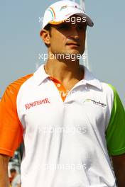10.09.2009 Monza, Italy,  Vitantonio Liuzzi (ITA), Test Driver, Force India F1 Team - Formula 1 World Championship, Rd 13, Italian Grand Prix, Thursday