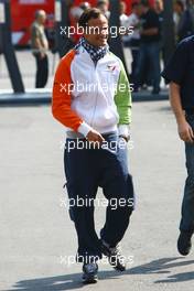 10.09.2009 Monza, Italy,  Vitantonio Liuzzi (ITA), Test Driver, Force India F1 Team - Formula 1 World Championship, Rd 13, Italian Grand Prix, Thursday