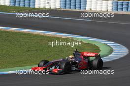 13.02.2009 Jerez, Spain,  Lewis Hamilton (GBR), McLaren Mercedes, MP4-24- Formula 1 Testing, Jerez