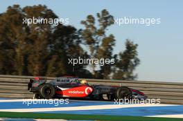 13.02.2009 Jerez, Spain,  Lewis Hamilton (GBR), McLaren Mercedes, MP4-24 - Formula 1 Testing, Jerez