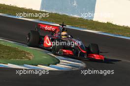 12.02.2009 Jerez, Spain,  Lewis Hamilton (GBR), McLaren Mercedes, MP4-24 - Formula 1 Testing, Jerez