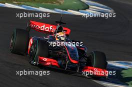 12.02.2009 Jerez, Spain,  Lewis Hamilton (GBR), McLaren Mercedes, MP4-24 - Formula 1 Testing, Jerez