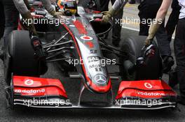 05.03.2009 Jerez, Spain,  Lewis Hamilton (GBR), McLaren Mercedes, MP4-24, detail - Formula 1 Testing, Jerez