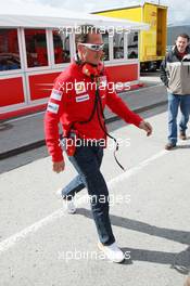 03.03.2009 Jerez, Spain,  Michael Schumacher (GER), Scuderia Ferrari, attends testing - Formula 1 Testing, Jerez